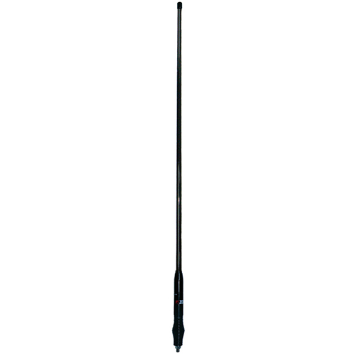 All-black AM/FM radio receive medium duty detachable antenna, solderless radio connector, 5m cable, receive only – 1.1m